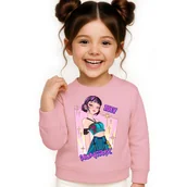 Bluzy dla dziewczynek - BLUZA DZIECIĘCA HUNTRIX ZOEY KPOP 134-140 BAWEŁNIANA JAKOŚĆ - miniaturka - grafika 1