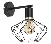 Lampy ścienne - Rabalux 71064 - Kinkiet FRAN 1xE27/40W/230V śr. 20 cm czarny - miniaturka - grafika 1