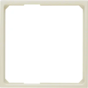 Pierścień adaptacyjny do płytek czołowych 50x50mm B.Kwadrat/Berker S.1 kremowy - Inne akcesoria elektryczne - miniaturka - grafika 1