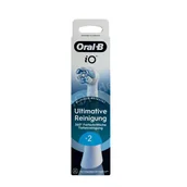 Końcówki do szczoteczek elektrycznych - ORAL-B iO Ultimate Clean White CWF-2 końcówki do szczoteczki elektrycznej ORAL-B iO białe 2 sztuki - miniaturka - grafika 1
