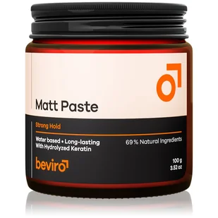 Beviro Matt Paste Strong Hold) Objętość 100 g) - Kosmetyki do stylizacji włosów - miniaturka - grafika 1