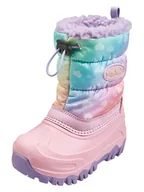 Buty dla dziewczynek - Playshoes Kozaki zimowe ze wzorem - miniaturka - grafika 1