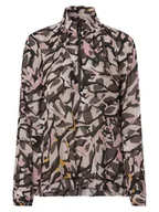 Bluzki damskie - Marc Cain Sports - Bluzka damska, szary|czarny|wielokolorowy - miniaturka - grafika 1