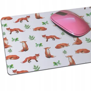 Podkładka pod mysz LIS myszkę mousepad LISY LISKI - Podkładki pod mysz - miniaturka - grafika 1
