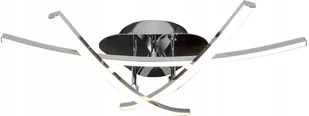 Lampa Sufitowa Plafon Led Modern Nowoczesna Chrom - Lampy sufitowe - miniaturka - grafika 1