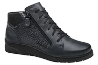 Botki damskie - Trzewiki Botki AXEL Comfort 1765 H Granatowe ocieplane Kosela Medic 9765 na haluksy - miniaturka - grafika 1