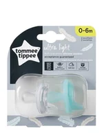 Smoczki uspokajające - Tommee Tippee smoczek uspokajający ultra light 0-6 m, 2 sztuki 9097577 - miniaturka - grafika 1