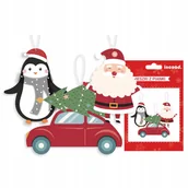 Przybory szkolne - ZAWIESZKI Z PIANKI DIY PINGWIN, AUT - miniaturka - grafika 1