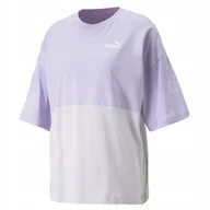 Koszulki i topy damskie - PUMA KOSZULKA POWER COLORBLOCK 67363625 r XS - miniaturka - grafika 1