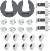 Zabezpieczenia dla dzieci - LINDAM Zabezpieczenia drzwi szuflady rogi 24 szt - miniaturka - grafika 1