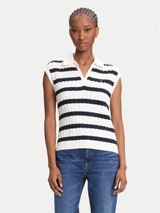 Tommy Hilfiger Sweter WW0WW45655 Granatowy Regular Fit - Swetry damskie - miniaturka - grafika 1
