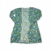 Swetry damskie - Damska narzutka plażowa kolorowa - rozmiar XL - miniaturka - grafika 1