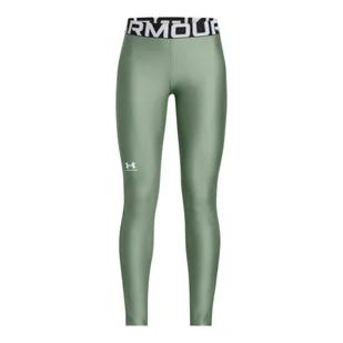 Dziewczęce legginsy treningowe Under Armour HG Legging - zielone - Legginsy - miniaturka - grafika 1