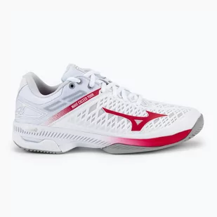 Mizuno Buty do tenisa damskie Wave Exceed Tour 4 CC białe 61GA207164 - Tenis ziemny - miniaturka - grafika 1