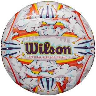 Wilson Graffiti Peace Ball WV4006901XB, unisex, piłki do siatkówki, Wielokolorowe - Siatkówka - miniaturka - grafika 1