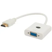 Huby USB - SAVIO Adapter SAVIO CL-27/B (HDMI M - D-Sub (VGA) F; 0,10m; kolor biały) 2_287062 - miniaturka - grafika 1