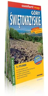 ExpressMap Góry Świętokrzyskie. Laminowana mapa turystyczna, 1:75 000 praca zbiorowa - Atlasy i mapy - miniaturka - grafika 1