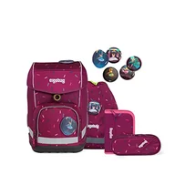 Plecaki - ergobag Cubo plecak dla dzieci, uniseks, Dziadek do orzechów - liliowy, jeden rozmiar, tornister zestaw - miniaturka - grafika 1