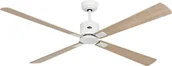 Wentylatory sufitowe - Energooszczędny wentylator sufitowy Eco Neo III 152 cm biały klon / buk z pilotem zdalnego sterowania - miniaturka - grafika 1