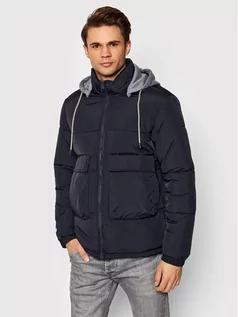 Kurtki męskie - Jack&Jones Kurtka puchowa Bright 12198163 Granatowy Regular Fit - grafika 1