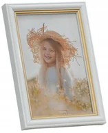Ramki na zdjęcia - Ramka na zdjęcie 15x21 White&Gold Duo Classic frez - miniaturka - grafika 1
