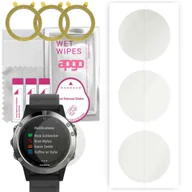 Akcesoria do smartwatchy - 3x Folia hydrożelowa MATOWA do Garmin Fenix 5 Pus - apgo Smartwatch Hydrogel MATTE Protection Ochrona na ekran smartwatcha - miniaturka - grafika 1