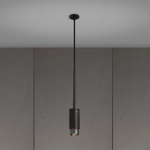 Lampa wisząca Exhaust Pendant Grafitowa ze stalą - Lampy sufitowe - miniaturka - grafika 1