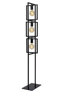 Lucide Luuk 00726/03/30 lampa stojąca podłogowa 3x40W E27 czarna - Lampy stojące - miniaturka - grafika 1