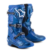 Buty motocyklowe - Buty Cross Alpinestars Tech 10 Niebieski/Czarny45,5 - miniaturka - grafika 1