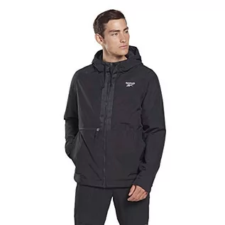 Kamizelki męskie - Reebok Męska kamizelka Ow C FL JKT czarny czarny XL FT0650 - grafika 1