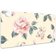 Podkładki na biurko - Podkładka mata ochrona biurka Vintage Róże 100x50cm, Dywanomat - miniaturka - grafika 1
