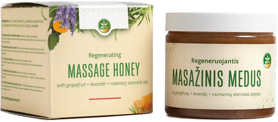 MASSAGE HONEY WITH GRAPEFRUIT, LAVENDE