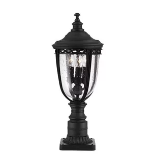 Elstead Lighting English Bridle 3Lt Medium Pedestal Black FE/EB3/M BLK Lampa ogrodowa IP44 stylowa FE/EB3/M BLK) - Lampy ogrodowe - miniaturka - grafika 1