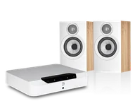 Zestawy stereo - Bluesound POWERNODE EDGE (biały) + 607 S3 (dąb) - miniaturka - grafika 1