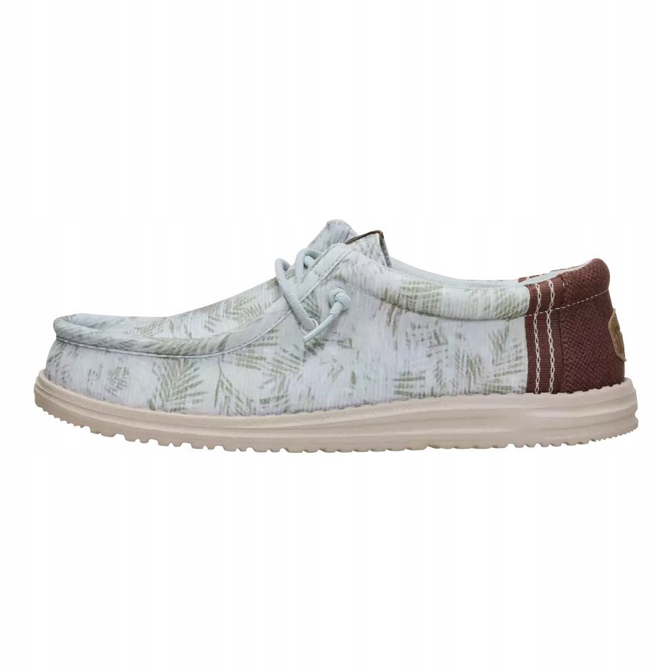 HeyDude Męskie Lekkie Mokasyny Buty Wsuwane Wally Washed Palm 41