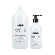 Zestawy kosmetyków damskich - L’OREAL PROFESSIONNEL METAL DETOX Zestaw do włosów farbowanych Szampon 1500 ml + Odżywka 500ml - miniaturka - grafika 1