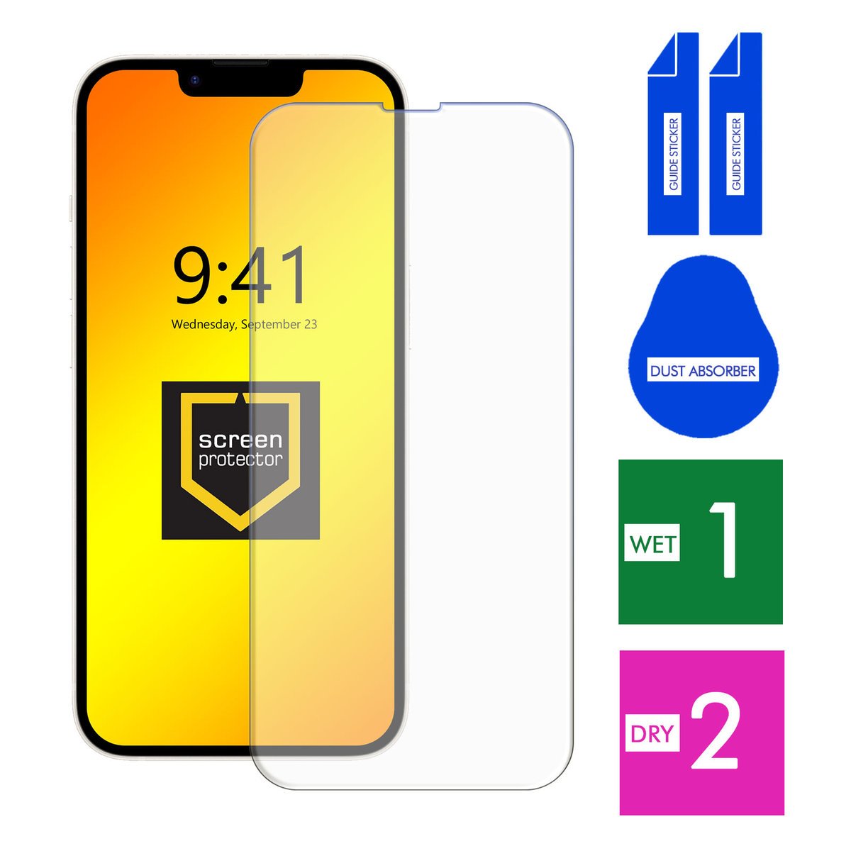 SZKŁO HARTOWANE DO APPLE IPHONE 14 PLUS SZYBKA 9H OCHRONNE PANCERNE