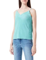 Koszulki i topy damskie - s.Oliver Damski top, turkusowy, 48 (DE) - miniaturka - grafika 1