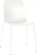 Fotele i krzesła ogrodowe - Krzesło Substance stal lakierowana na biało białe - miniaturka - grafika 1