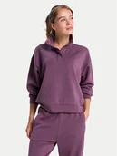 Spodnie sportowe damskie - Roxy Spodnie dresowe Rise & Vibe Sweets ERJNP03660 Bordowy Regular Fit - miniaturka - grafika 1