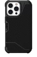Etui i futerały do telefonów - UAG Metropolis obudowa ochronna z klapką do iPhone 13 Pro kevlar czarna IEOUME13PKBK - miniaturka - grafika 1