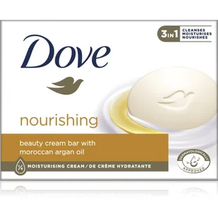 Dove, Unilever, odżywcze Mydło w kostce 3in1 Morocca Argan Oil, 90 g - Mydła - miniaturka - grafika 1