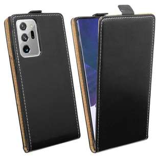 cofi1453® Etui z klapką kompatybilne z Samsung Galaxy Note 20 Ultra (N985F) etui na telefon pionowe składane etui ochronne z klapką czarne - Etui i futerały do telefonów - miniaturka - grafika 1