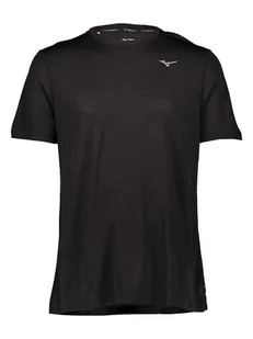 Mizuno Koszulka sportowa w kolorze czarnym - Koszulki sportowe męskie - miniaturka - grafika 1