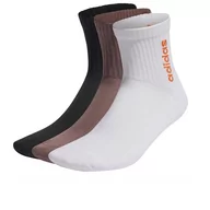 Skarpetki męskie - Skarpety adidas Half-Cushioned Quarter Socks 3 Pairs HM2559 - multikolor - miniaturka - grafika 1