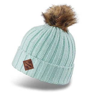 Dakine Kylie Czapka Pom Beanie, Damska - Arctic Blue - Czapki damskie - miniaturka - grafika 1