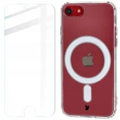Etui i futerały do telefonów - Bizon Etui Case Pure MagSafe do Apple iPhone SE 2022/2020 8 przezroczyste - miniaturka - grafika 1