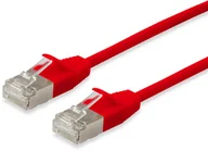 Kable miedziane - Equip 606178 kabel sieciowy Czerwony 0,15 m Cat6a F/FTP FFTP - miniaturka - grafika 1