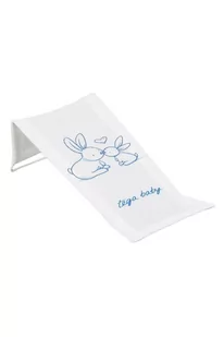 Tega Baby KR-026-103 Leżaczek kąpielowy z wizerunkiem Króliczki biały - Inne akcesoria do pielęgnacji dzieci - miniaturka - grafika 1