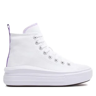 Trampki Converse Chuck Taylor All Star Move Platform A03667C Biały - Buty dla dziewczynek - miniaturka - grafika 1